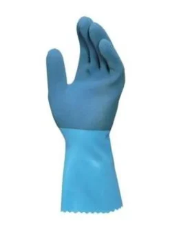 Gants jersette bleu latex naturel taille 7 - 50 paires - Mapa Professionnel