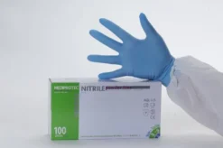 Gants nitrile bleu non poudre small - Lot de 3 Boîtes de 1000 - Mediprotec Promosac