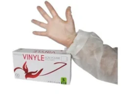 Gant vinyle micro poudre extra large taille 9-10 - Lot de 4 Colis de 1000 - Mediprotec Promosac