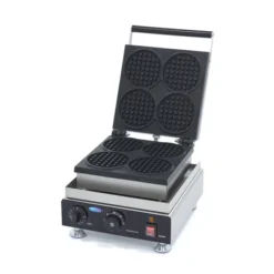 Gaufrier - 4 Gaufres - Mini Ronds - Maxima