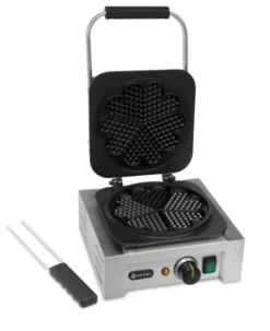 Gaufrier électrique 'Cœur' 230V/2200W 320x437x(H)251 mm - Hendi