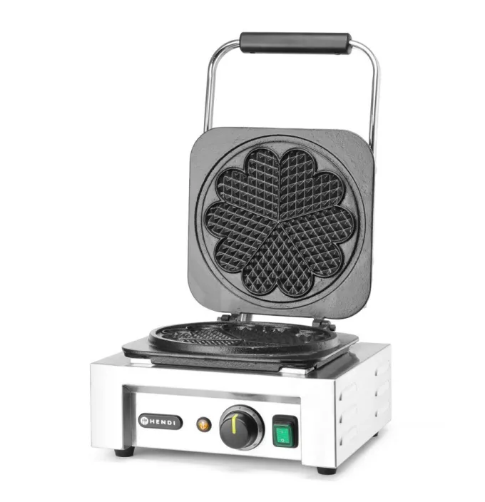Gaufrier électrique 'Cœur' 230V/2200W 320x437x(H)251 mm - Hendi