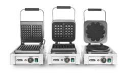 Gaufrier électrique 'Liège' 230V/1500W 320x437x(H)251 mm - Hendi