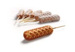 Gaufrier MDI lolly 600, 6 gaufre en épi, arrondie - Bartscher