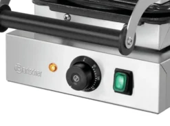 Gaufrier Professionnel Forme Cœur - Diamètre 210 mm - Bartscher