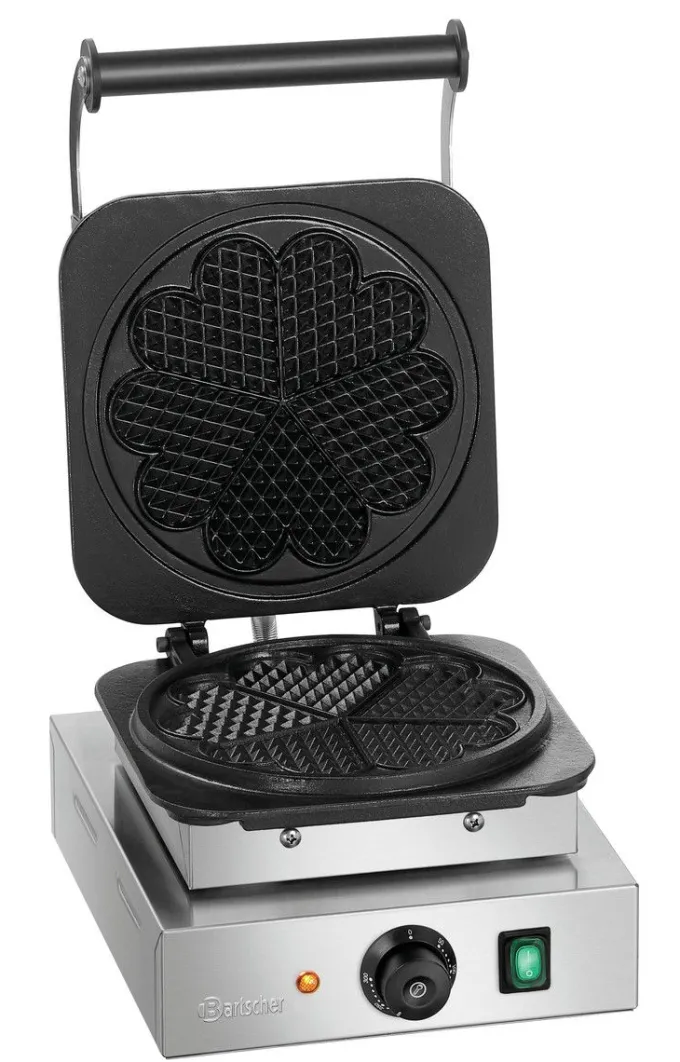Gaufrier Professionnel Forme Cœur - Diamètre 210 mm - Bartscher