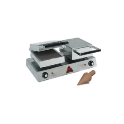 Gaufrier Professionnel Snacky cône électrique - 2 cônes - Sofraca