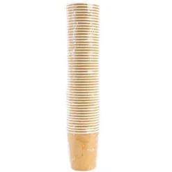 Gobelets boissons chaudes marron - 230 ml Lot de 1000 - Fiesta