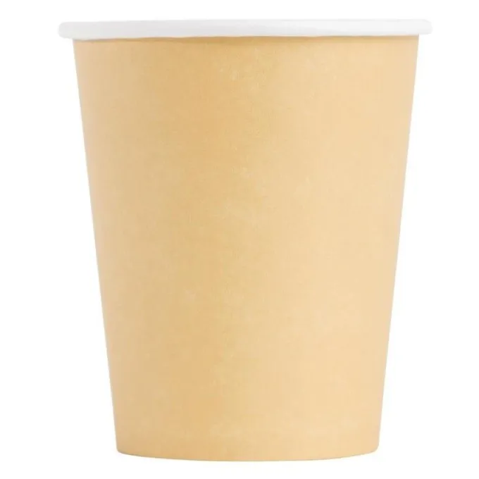 Gobelets boissons chaudes marron - 230 ml Lot de 1000 - Fiesta
