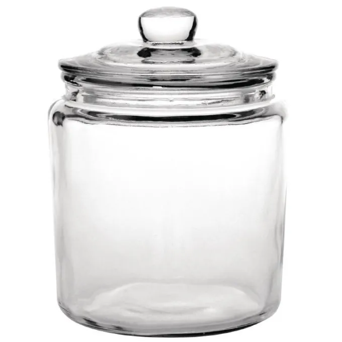 Grand Bocal à Biscuit en Verre 6,35 L - Olympia
