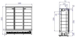 Grande Armoire a Boisson Réfrigérée 1530 L - Combisteel
