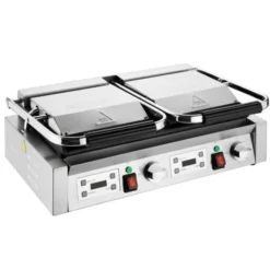 Gril de Contact Double Plaques Lisses 3,6 kW - Buffalo