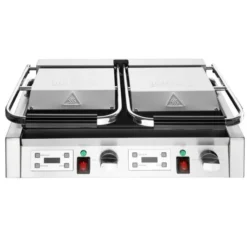 Gril de Contact Double Plaques Rainurées 3,6 kW - Buffalo