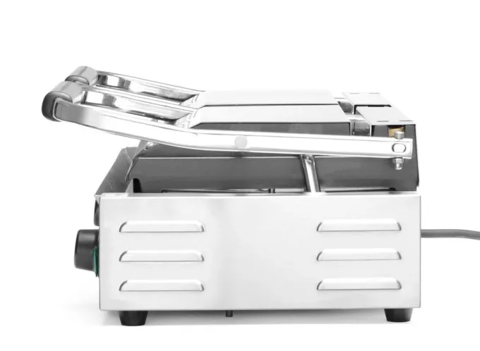 Grill de contact - modèle double dessus et dessous rainurés 230V/3600W 570x370x(H)210 mm - Hendi