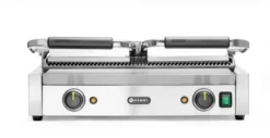 Grill de contact - modèle double dessus et dessous rainurés 230V/3600W 570x370x(H)210 mm - Hendi