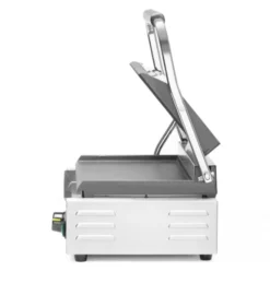 Grill de contact Panini dessus rainuré et dessous lisse 230V/2200W 430x370x(H)210 mm - Hendi