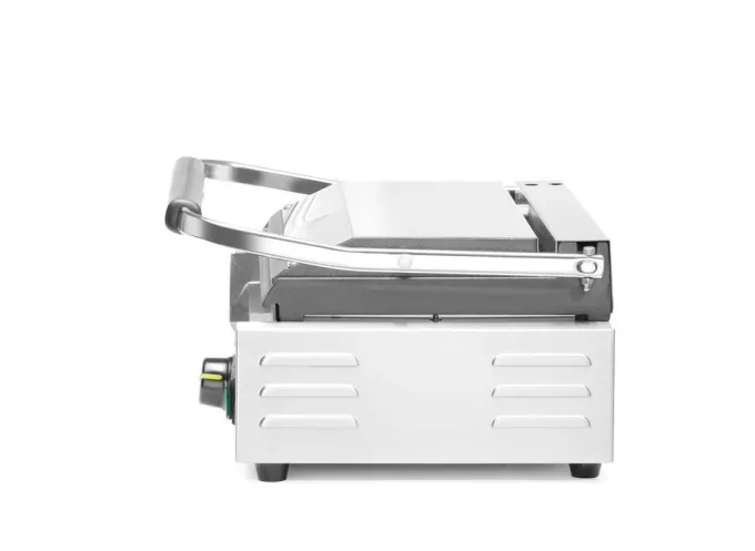 Grill de contact Panini dessus rainuré et dessous lisse 230V/2200W 430x370x(H)210 mm - Hendi