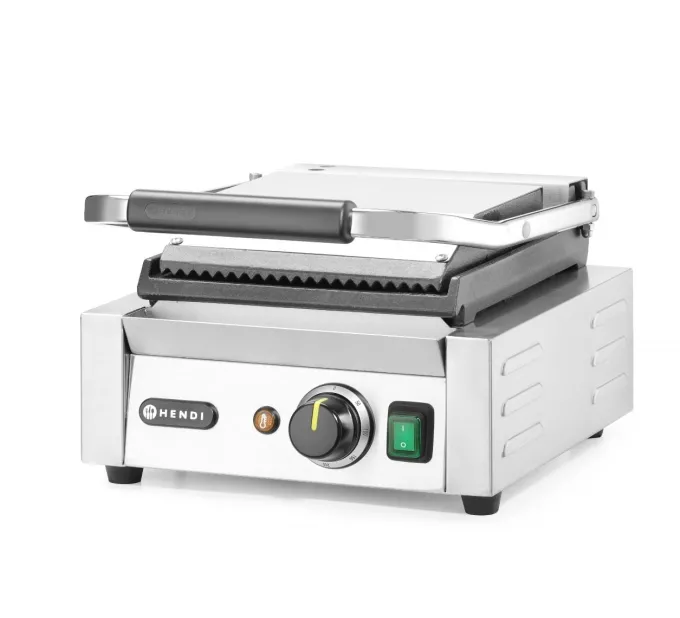 Grill de contact - Rainuré/Lisse - 1800W - Hendi