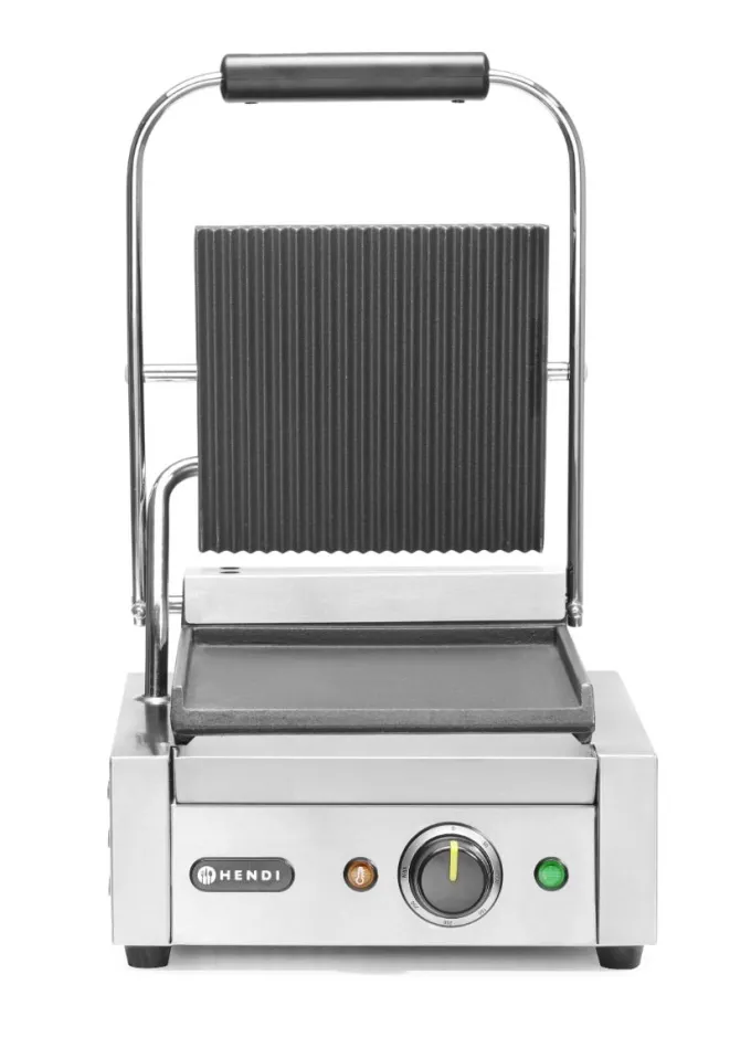 Grill de contact - Rainuré/Lisse - 1800W - Hendi