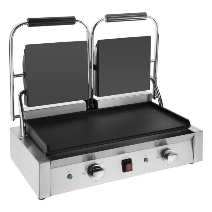 Grill à Double Contact Bistro Plaques Lisses 2,9 kW - Buffalo