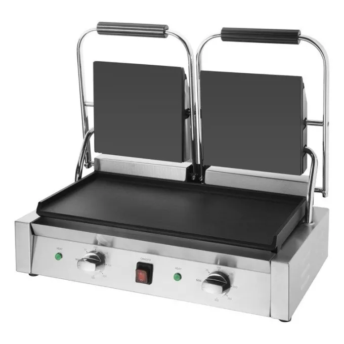 Grill à Double Contact Bistro Plaques Lisses 2,9 kW - Buffalo