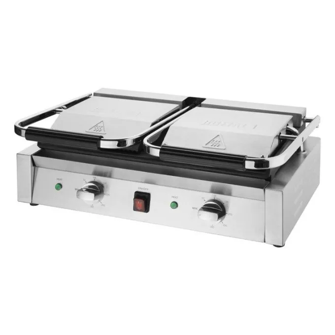 Grill à Double Contact Bistro Plaques Lisses 2,9 kW - Buffalo