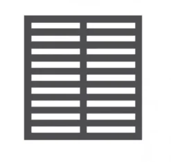 Grille Droite Pour Armoire Réfrigérée - Combisteel