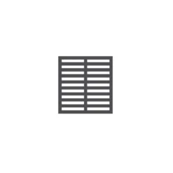 Grille Gauche/Droite Blache pour Armoire Réfrigérée - Combisteel