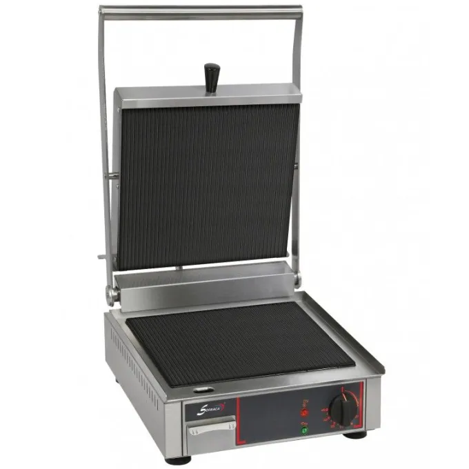 Grill Electrique Simple - Plaque Inf. et Sup. Rainurée - Sofraca