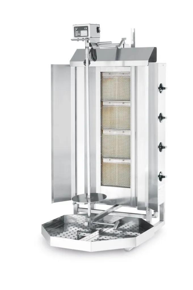 Grill à gaz à kebab Profi Line 12kW 470x550x(H)1150 mm - Hendi
