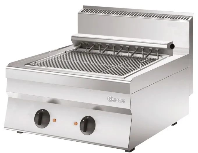 Grill nervuré en fonte électrique - Série 650 Snack - Bartscher