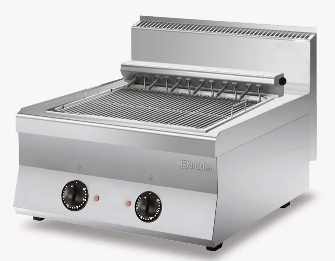 Grill nervuré en fonte électrique - Série 650 Snack - Bartscher