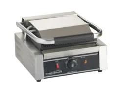 Grill à Panini Professionnel Rainurée - 320 x 410 x 190 mm - Combisteel