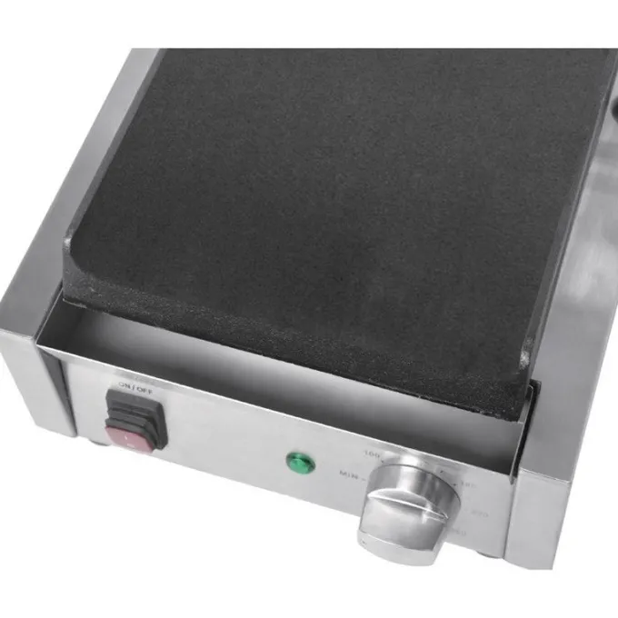 Grill Panini Professionnel Simple Lisse - 290 x 395 mm Bistro - Buffalo
