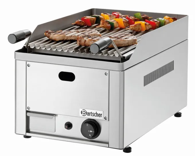 Grill pierre de lave à gaz - 1 brûleur - Bartscher