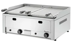 Grill pierre de lave à gaz - 2 brûleurs - Bartscher