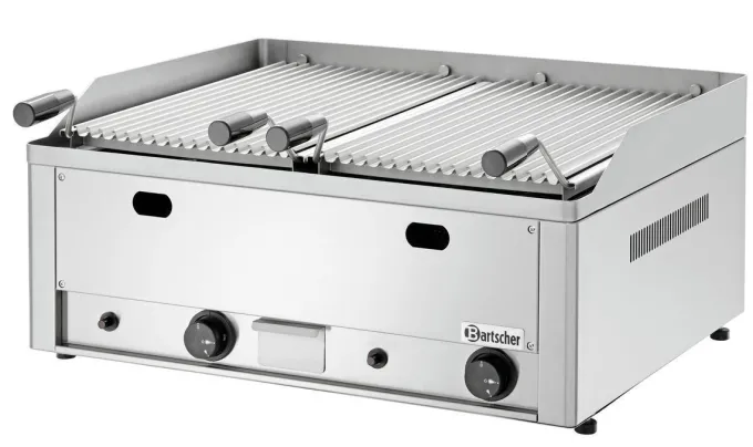 Grill pierre de lave à gaz - 2 brûleurs - Bartscher