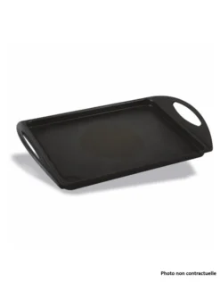 Grill Plat avec Poignée Antiadhésif - 430 x 250 mm - Lot de 6 - Pujadas