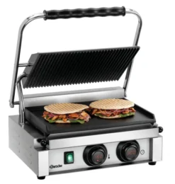 Grill professionnel à panini Électronique - 340 x 220 mm - Bartscher
