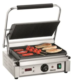 Grill professionnel à panini Thermostatique - 340 x 220 mm - Bartscher