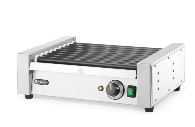 Grill Roulant pour Saucisses - 1 zone - 9 rouleaux - Hendi