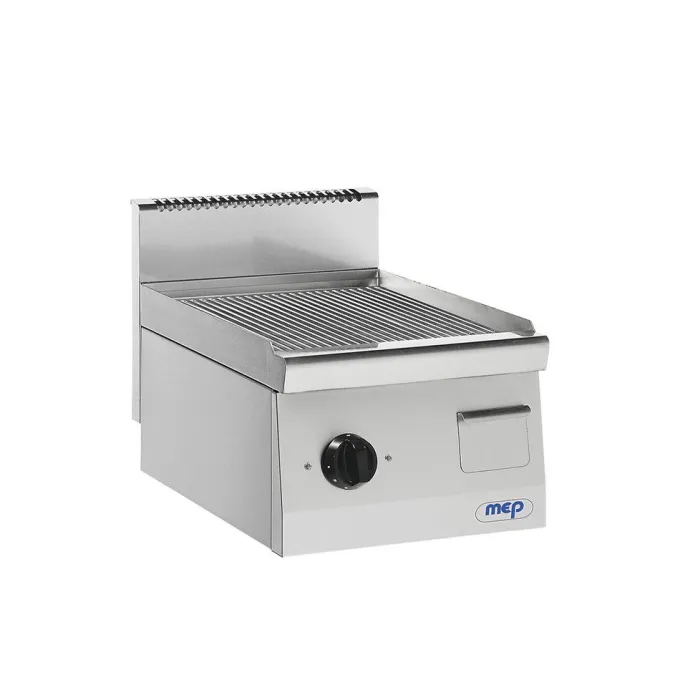 Grills Electriques, acier inoxydable, simples rainurées - Giorik
