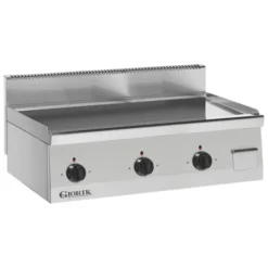 Grills Electriques, acier inoxydable, triple lisses - Giorik