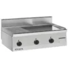 Grills Electriques, acier inoxydable, triple 2/3 lisses 1/3 rainurées - Giorik