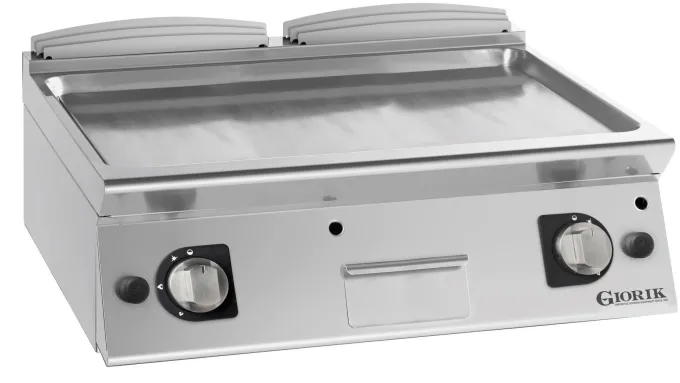 Grills Gaz, acier chromé, surface de cuisson doubles-lisses - Giorik - FLG941TCRX