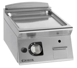 Grills Gaz, acier chromé, surface de cuisson simples-lisses - Giorik - FLG92TCRX