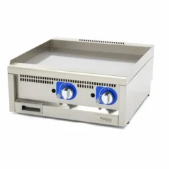 Gril Professionnel - Lisse - Double - Prof. 60 cm - Gaz - Maxima