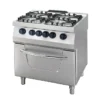 Heavy Duty Cuisinière - 4 Brûleurs - Double -Prof. 70 cm - 36 kW - Maxima