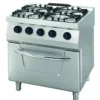 Heavy Duty Cuisinière - 4 Brûleurs - Double - Prof. 70 cm - 33 kW - Maxima
