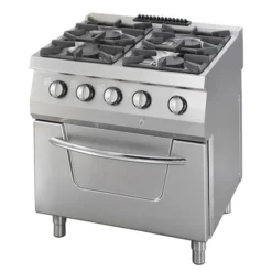 Heavy Duty Cuisinière - 4 Brûleurs - Double - Prof. 70 cm - 37 kW - Maxima